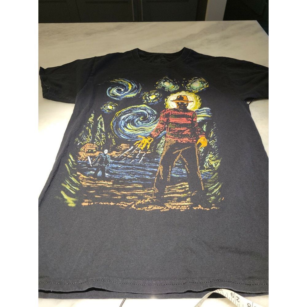 A Nightmare On Elm Street‎ Freddy Jason Starry Nightmare Black T-Shirt SM